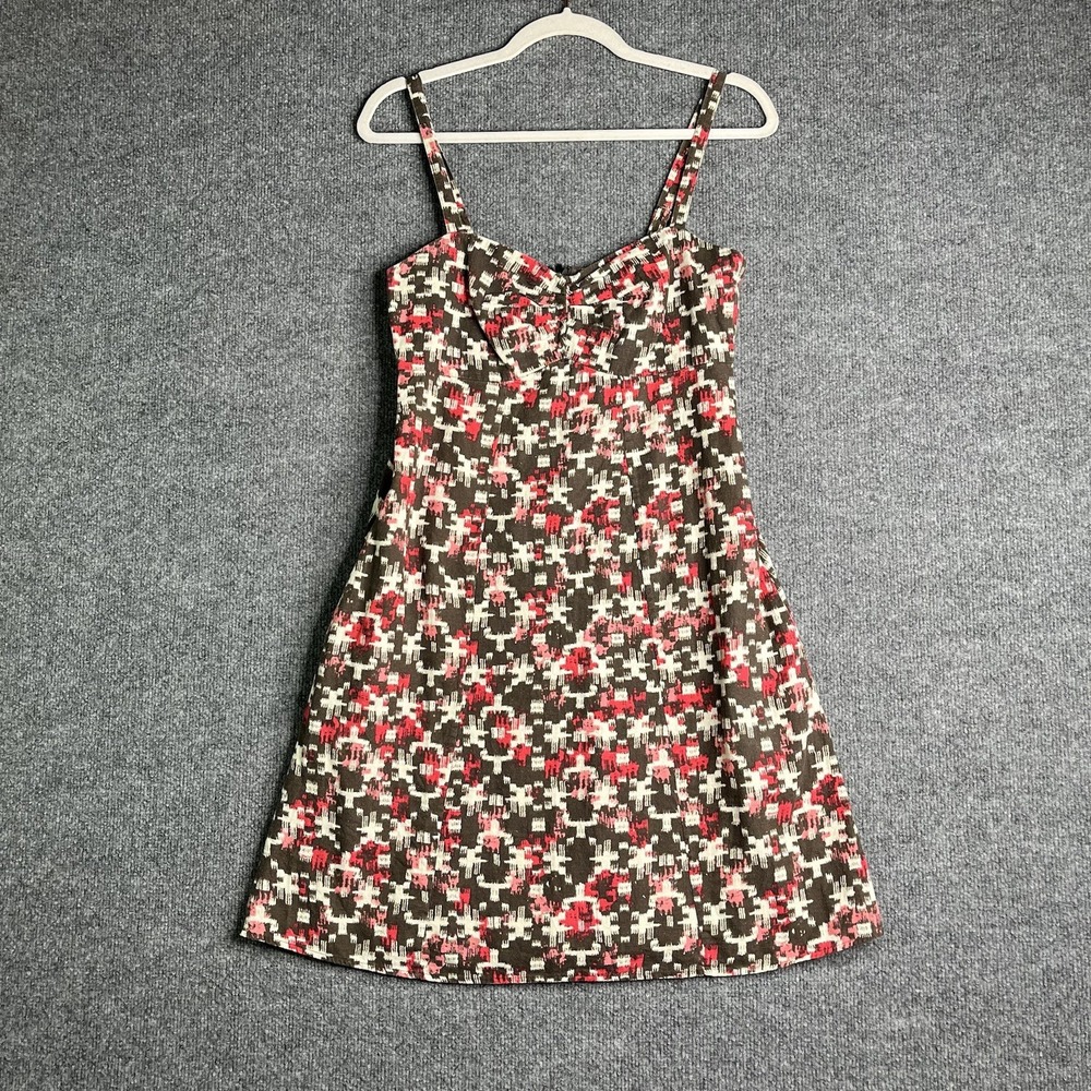 Patagonia Dress Sz 4 Hemp Organic Cotton Sundress Odalisque Pockets‎